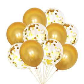 10 Pieces Latex Confetti Balloons Set Birthday Party Wedding Baby Shower Proposals Event Decorations