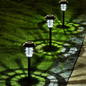 Lampe de phare solaire LED | Lumières d’ornements de jardin de phare |  Lampe de décoration de jardin phare rotatif | Lampe solaire étanche pour