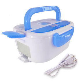 Everich 110V/12V/24V Portable Electric Lunch box Food Warmer Electric Stainless Steel Food Container