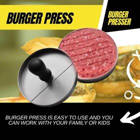 Patty Mold Meat Beef Pork Lamb Veggie Aluminum Burger Press Maker Nonstick Hamburger Press Maker