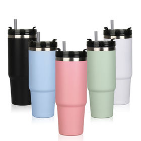 Buy Wholesale China Custom Logo Powder Coated Travel Coffee Mug 30 Oz 20 Oz  Double Wall Vacuum Insulated Stainless Steel & Stainless Steel Tumbler at  USD 3.9