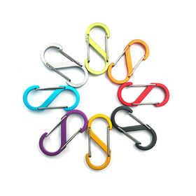 Retractablel Carabiner Badge Reels Clips with Reinforced Strap