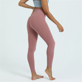 Leggings de yoga marbrés pour femmes, collants de sport, de course, de  fitness, taille haute, sans