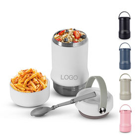 Buy Wholesale China Double Wall Insulated Metal Stainless Steel Vacuum Food  Warmer Lunch Box Thermos Food Flask & Thermos For Hot Food at USD 8.5