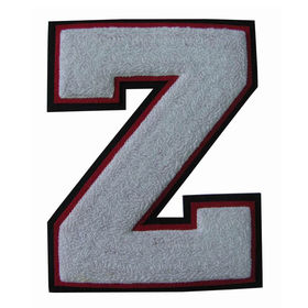 Custom Large Logo Letters Wholesale Design Hoodies Embroidery Chenille Patch  Sew Iron on Adhesive Towel Designer Iron-on Big Letter Chenille Label -  China Custom Chenille Embroidery Patches and Greek Letter Chenille Patches