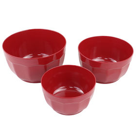 Buy Wholesale China Melamine Mixing Salad Bowls With Pe Lid Set Wholesale  4pc Round Courful Plastic Mixingbowl & Mixing Bowl at USD 16.1