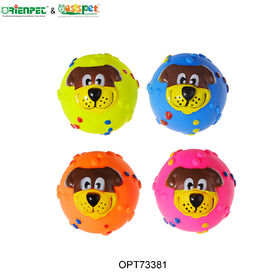 ORIENPET &amp; OASISPET jouets pour animaux de compagnie Squeaky Ball Vinyl Pet Dog Toy OPT73381 produits pour animaux de compagnie