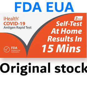 Antigen Rapid Test kit FDA EUA Authorized OTC at-Home Self Test Non ...