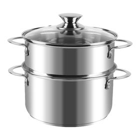 Buy Wholesale China Steamer Pot Oem Hot Selling Large Stainless Steel 2/3  Layer Restaurants Kitchenware Steamer Pot & Steamer Pot at USD 12.95