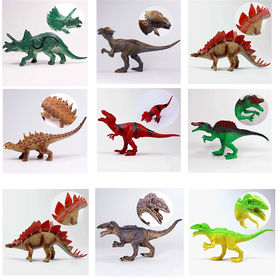 Jogo colorido realista do dinossauro de 12 pces mini conjunto