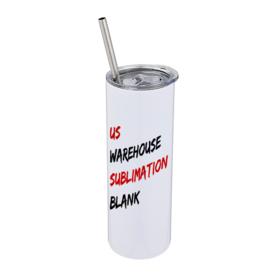 Sublimation Tumblers With Lids And Straws Bulk, Sublimation Tumbler Blank,  Stainless Steel Double Wall Sublimation Tumblers Skinny, Polymer Coating  For Heat Transfer,ideal For Christmas And Holiday Gifts - Temu