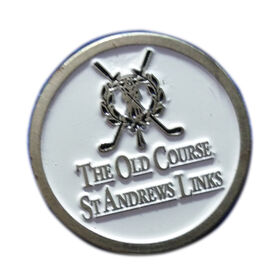 Iron Golf ball marker for The Old Course ST ANDREWS LINKS badge