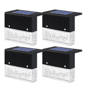 Courtyard Yard Garden Decoration Changing Mode for Stairs Solar Powered Light Outdoor Lamp Landscape