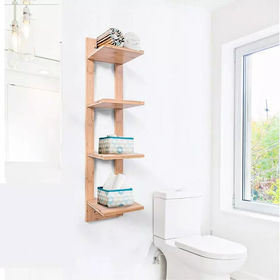 Wulan Hanging Bathroom Shelf - Four Shelves