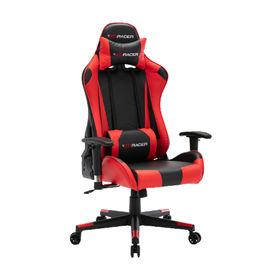Red GTI RACER Pro GT Gaming Racing Chair with Lumbar Support Sport Seat for Ultimate Gaming Experience Faux Leather Office Chair with adjustable Armrest & Recliner