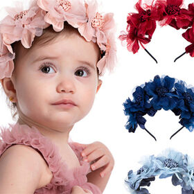 Lot de 6 accessoires pour cheveux jolies filles bébé bandeau cheveux de  fleur