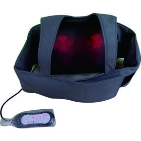 Elektrisches Shiatsu Massagegerät mit Infrarotwärme für Nacken, Schultern und Rücken - Kneten und Klopfen zur Muskelentspannung
