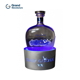 Source New Shaped Bottle Blue Base Etched Acrylic Back Panel Goose VX  Glorifier on m.