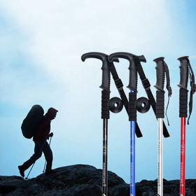 El Nordic Walking Stick Mango recto Senderismo Trekking postes de