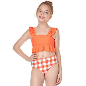 Buy Wholesale China One Piece Bow Check Baby Swimsuit Cute Bikini Triangle  Swimsuit Two Pieces & Girls Swimsuit at USD 4.28