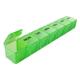 7 Day Extra Large Pill Organizer with Cute Travel Case