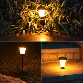Garden Solar Powered Stake LED Lights Waterproof Outdoor Light Decoration