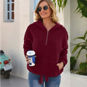 Veste Polaire Sherpa Fille - Douce, à Capuche, Avec Poche