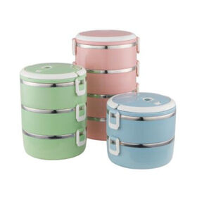 Buy Wholesale China 304 Stainless Steel Insulated Lunch Box Square Student Box  Lunch Box Office Worker Double Fresh-kept & Stainless Steel Insulated Lunch  Box Square at USD 17