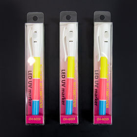 Jumbo Invisible Uv Markers With Black Light Torch,spy Pen Secret