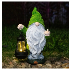 Acheter Statue de gnome de jardin sur de gros champignons, décor de gnome  extérieur, figurines de jardin amusantes pour les décorations de cour de  patio de pelouse intérieure extérieure