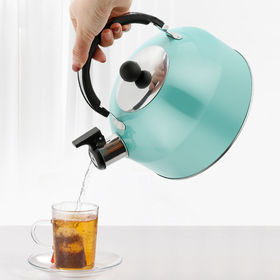 2023,2.5l Whistling Tea Kettle With Ergonomic Handle Stainless