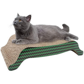 PJDDP Cat Litter Mat,Cat Scratcher Cardboard, Corrugated Cat