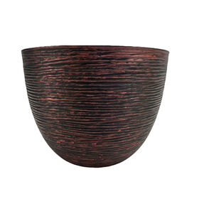 Resin Planter for Indoor Outdoor Plants Round Resin Planter Decorative Flower Pot