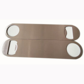 Blank bottle opener stainless steel material can add your logo with printing or laser