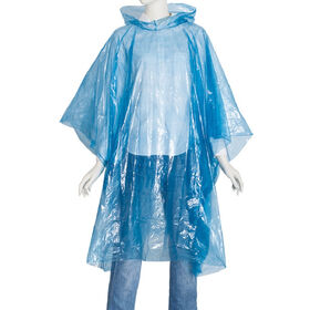Portable Rain Coat Disposable Rain Poncho Travel Outdoor Raincoat