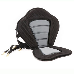 Non-Slip Padded Seat Adjustable Backrest with Boat Cushion