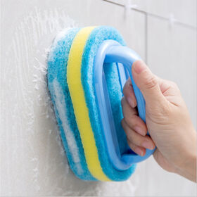 Cleaning Brush Sponge Kitchen Cleaning Bathroom Toilet Floor Glass Wall Cleaning Bathtub Brush