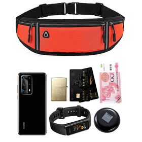 Bolsa de Cintura Esportiva Ajustável Slim para Treino, Caminhada, Ciclismo, Corrida, Fitness
