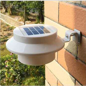 Wireless Waterproof LED Fence Light with Clip Solar Hallway Light Outdoor, Driveway, Garden, Patio
