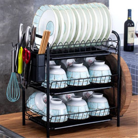 Ecommerce Simple Plastic Silicon Kitchen Rack, Size: 310x365x50 Mm