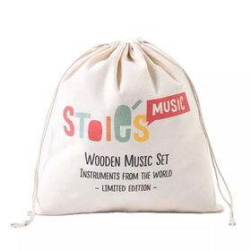 custom canvas drawstring bolsas