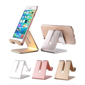 Aluminum Desktop Desk Stand Hands Free Mobile Smart Cell Phone Holder Tablet Display Portable Stand