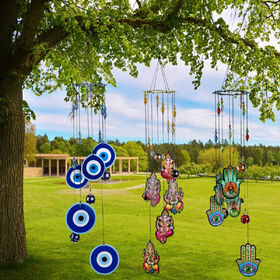 Outdoor Decoration Hanging Ornament 17" Wind Chime Decoration Alloy for Home Garden Decoration