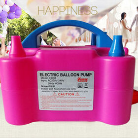 Gonfleur Électrique Portable à Double Buse pour Ballons de Fête - Pompe à Air Électrique