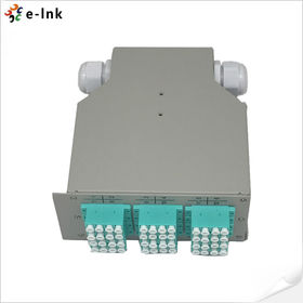 6 LC Quad Metal Fiber Optic DIN Rail ODF Splice Termination  Enclosure/Case/Box - China DIN Rail ODF, DIN Box