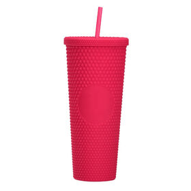 Buy Wholesale China Wholesale Shinning 24oz Capacity Double Wall As  Reusable Plastic Tumbler Cups In Bulk & Reusable Plastic Tumblers at USD  2.15