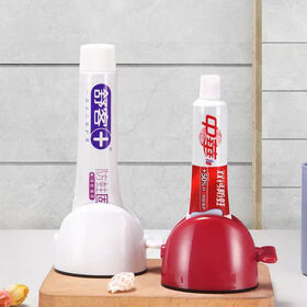 Toothpaste Dispenser Tube Squeezer Toothpaste Roller Holder Bathroom Accessories