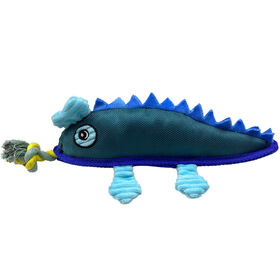 Lizard Shaped Dog Squeaky Rope Toys Cute Oxford Fabric Stuffed Pet Chew Toys Dog Toy With Squeakers