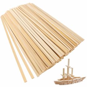 500 Palitos de Madera para Manualidades con Punta Redondeada. DIY