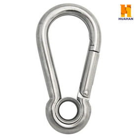 Buy Wholesale China Carabiner Snap Hook With Eyelet, Zinc Plating. Made Of Carbon  Steel, Din5299 Form A. & Snap Hook at USD 0.01